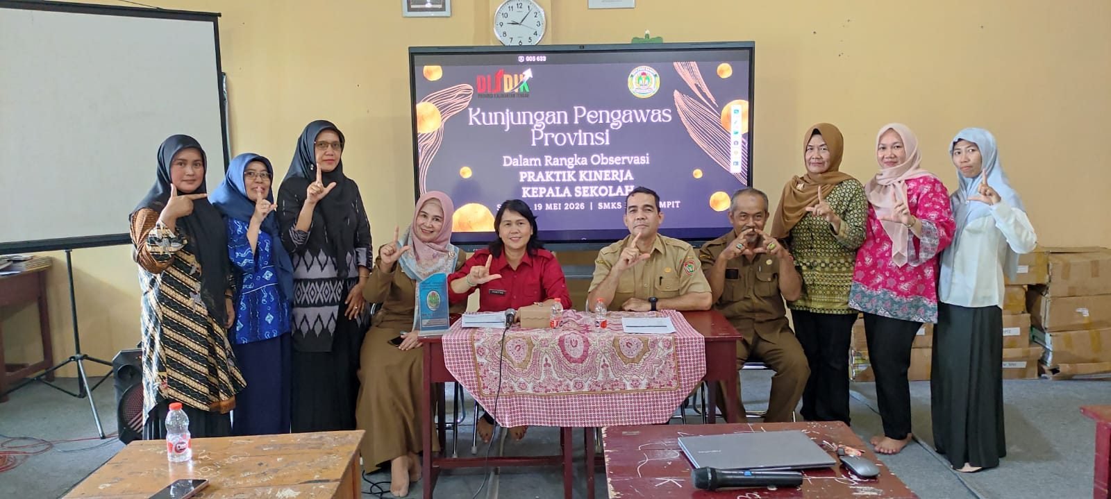 Kunjungan Pengawas Provinsi dalam Observasi Praktik Kinerja Kepala Sekolah, Dihadiri dengan Suasana Inspiratif dan Penuh Semangat