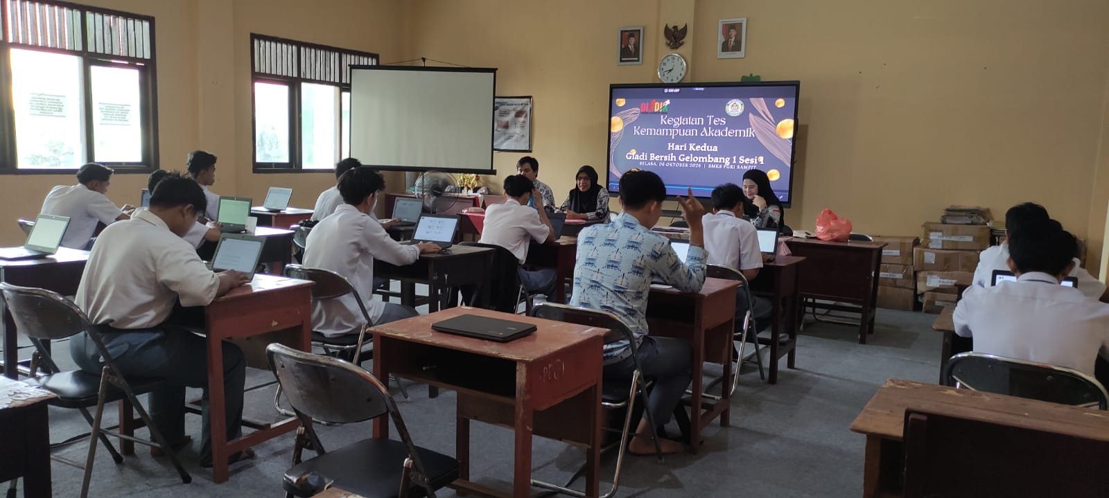 Hari Kedua Gladi Bersih TKA 2026 Sesi 1 Gelombang 1 Berjalan Lancar